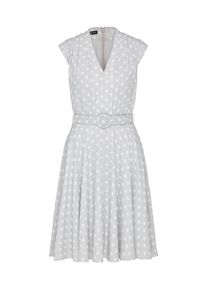 Apart, Damen Kleid, Creme / Grau