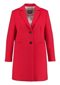 SAMOON, Damen Mantel, Taupe / Cranberry