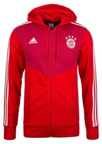 adidas Performance, Herren FC Bayern M&uuml;nchen 3S Kapuzenjacke, Rot