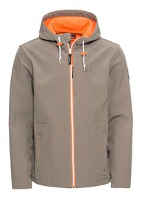 Derbe, Herren Jacke 'Isle of Skye', Grau / Orange