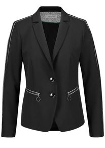 Gerry Weber, Damen Blazer, Schwarz / Weiß