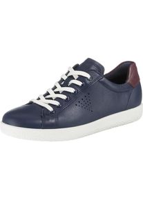 Ecco, Damen Sneakers 'Soft 1', Navy / Rotviolett