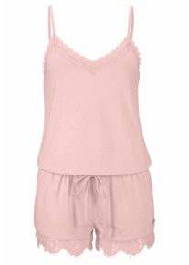 Lascana, Damen Playsuit, Rosa