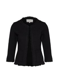 Cream, Damen Kurze Strickjacke, Schwarz