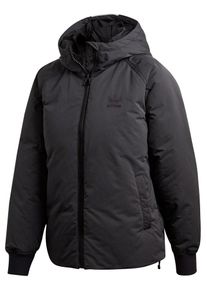 adidas originals, Damen Jacke 'Short down', Schwarz / Weiß