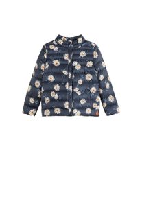 Mango Kids, Mädchen Anorak 'Blandip', Navy / Orange / Weiß