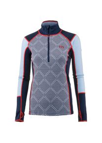 KARI TRAA, Damen Laufshirt 'Rett', Navy / Hellblau / Rot