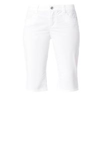 TRIANGLE, Damen Curvy Fit: Bermuda, Naturwei&szlig;
