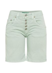 PLEASE, Damen Jeans Shorts 'P88A', Pastellgr&uuml;n