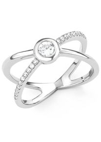 s.Oliver RED LABEL, Damen Silberring, Silber