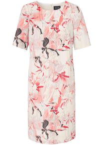 Basler, Damen Kleid, Koralle / Cranberry / Schwarz / Weiß