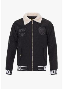 PLUS EIGHTEEN, Herren Blouson, Schwarz