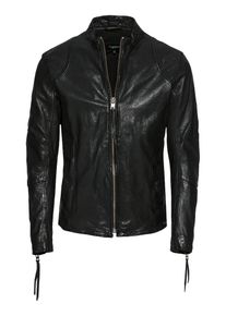tigha, Herren Lederjacke 'Keaton', Schwarz