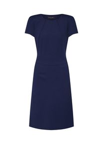 King Louie, Damen Kleid 'Mona Dress Milano Crepe', Navy / Dunkelblau