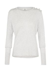 Only, Damen Langarm Pullover 'DINA', Hellgrau