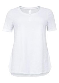 sheego Basic, Damen Shirt, Weiß