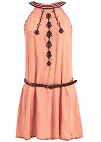 Khujo, Damen Kleid 'Malaina', Hellpink / Schwarz