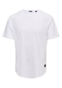 Only & Sons Only & Sons, Herren T-Shirt, Weiß