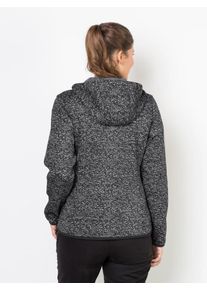 Jack Wolfskin, Damen Strickfleece 'Belleville', Schwarz