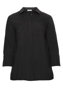 sheego Basic, Damen Tunika, Schwarz