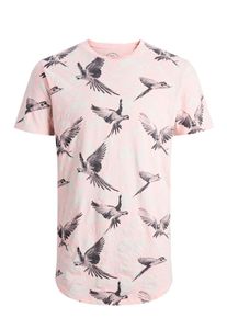 Jack & Jones JACK & JONES, Herren T-Shirt, Rosa / Silber