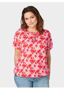 Tom Tailor, Damen Bluse, Altrosa / Rot