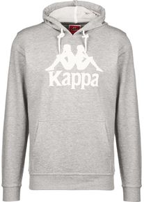 Kappa, Herren Sweatshirt 'Zimim', Graumeliert / Weiß