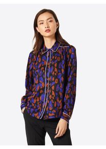 Selected Femme, Damen Bluse, Braun / Dunkellila