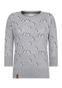 Naketano, Damen Pullover 'Maja Doofmann', Grau