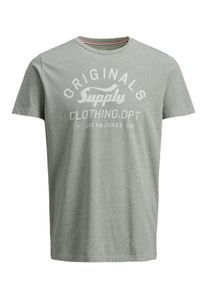 Jack & Jones JACK & JONES, Herren T-Shirt, Hellgrau