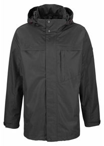 Polarino, Herren 3-in-1-Funktionsjacke, Grau / Schwarz