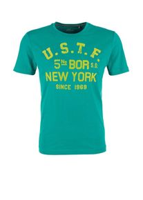 s.Oliver RED LABEL, Herren Jerseyshirt, Zitrone / Jade