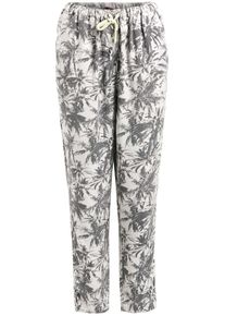 Khujo, Damen Hose 'EVANGELIA EASY JUNGLE AOP', Grau