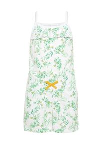 name it, Mädchen Playsuit, Gelb / Hellgrün / Weiß