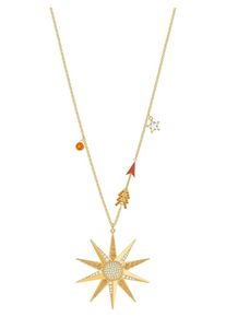 Swarovski, Damen Kette 'Lucky Goddess 5461784', Gold / Merlot / Silber