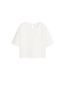 Mango, Damen Top 'Madame-H', Wei&szlig;