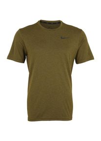 Nike, Herren Funktionsshirt 'Breathe', Oliv / Schwarz