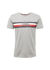 Tommy Hilfiger, Herren Shirt, Nachtblau / Graumeliert / Rot