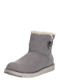 s.Oliver RED LABEL, Damen Snowboots 'Button', Graumeliert