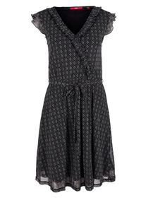 s.Oliver RED LABEL, Damen Sommerkleid, Rot / Schwarz / Wei&szlig;