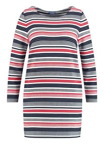 SAMOON, Damen Tunika, Basaltgrau / Rot / Pastellrot / Schwarz / Weiß