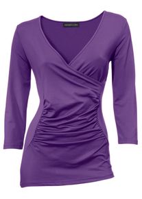 Heine, Damen Wickelshirt, Lila