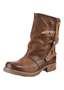 A.S.98, Damen Biker Boots, Braun