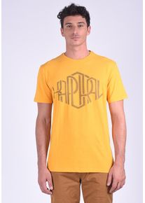 Kaporal5 Kaporal, Herren T-Shirt Stars Ambre mit schickem Markenlogo, Gelb