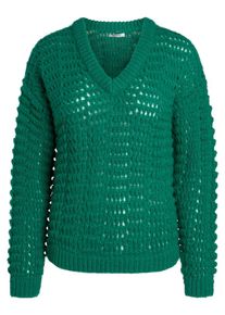 Pieces, Damen Strickpullover, Gr&uuml;n