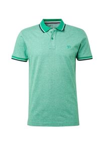 Tom Tailor Denim, Herren Poloshirt, Jade / Hellgrün / Schwarz