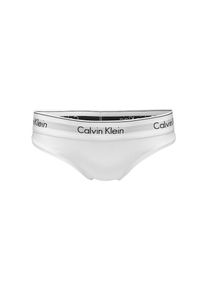 Calvin Klein Underwear, Damen H&uuml;ftiger Logo-Slip 'Bikini', Wei&szlig;