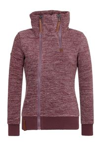 Naketano, Damen Fleecejacke 'Hamza Bau Ma J', Aubergine