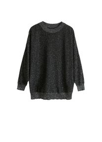 Mango, Damen Pullover 'Brilli-I', Schwarzmeliert