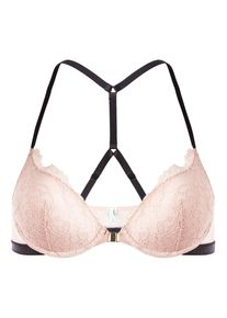 Palmers, Damen SEXY ROMANCE Push-Up BH, Beige / Schwarz